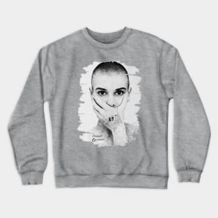 Sinead o'connor \ Brush Art Crewneck Sweatshirt